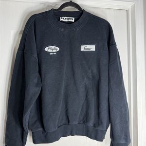Pacsun Playboy Crewneck staff Men's Black Sweashirt size M